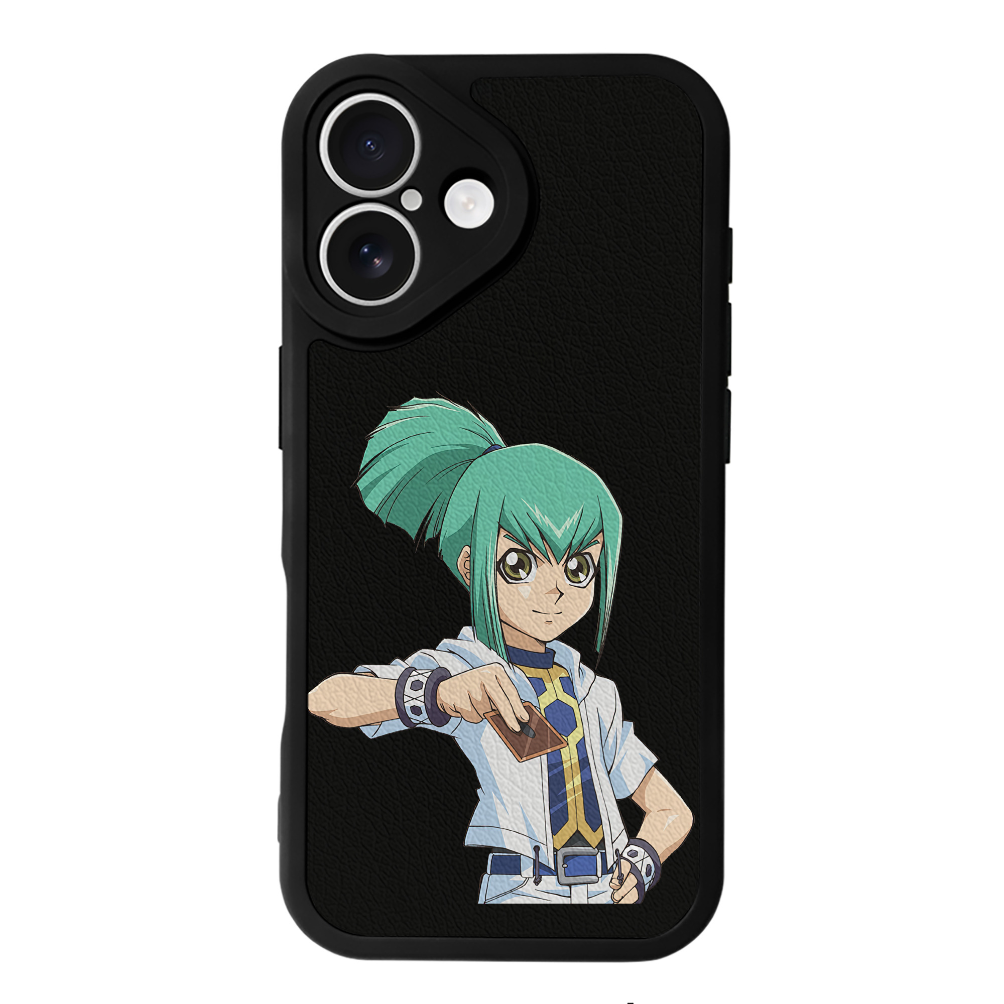 遊☆戯☆王 Yu-Gi-Oh! 【iPhone 16シリーズ対応】シリコンスマホケース（レザー調） 材質：シリコン